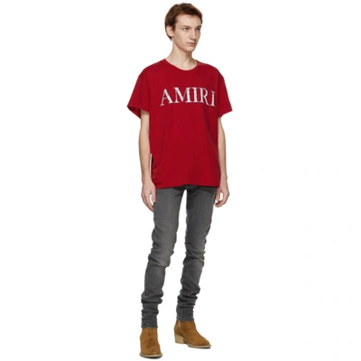 AMIRI 灰色 STACK 牛仔裤