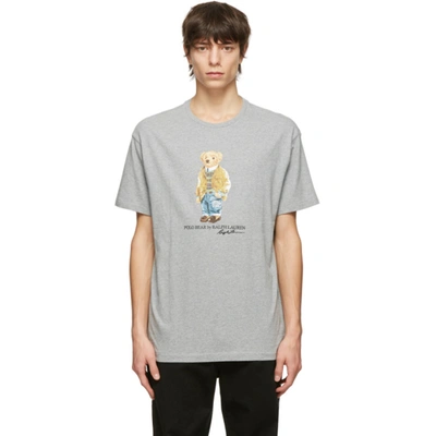 POLO RALPH LAUREN 灰色 POLO BEAR T 恤