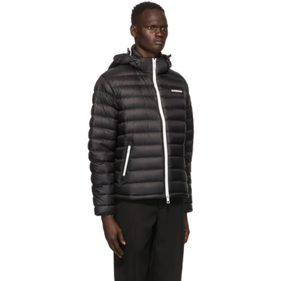 Shop Burberry Black Down Barnet Jacket In Black A1189