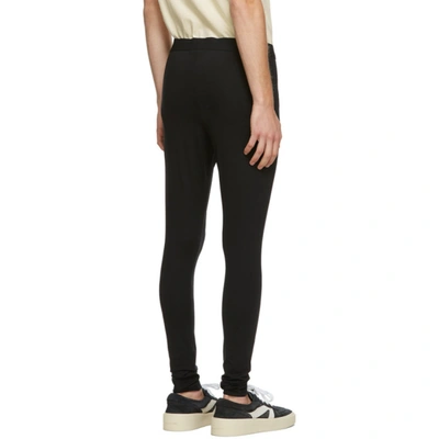 Shop Essentials Black Athletic Leggings In Black Refle