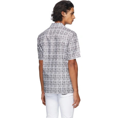 Shop Fendi Black & White Joshua Vides Edition Short Sleeve Shirt In F0qa0 White