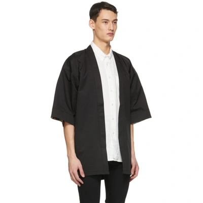 Shop Naked And Famous Ssense Exclusive Black Haori Jacket