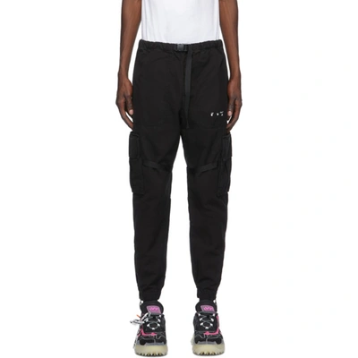 Shop Off-white Black Parachute Cargo Pants