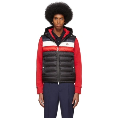 Shop Moncler Black Down Timoth Vest In 999 Black