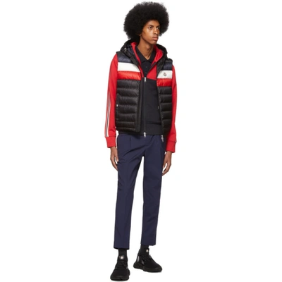 Shop Moncler Black Down Timoth Vest In 999 Black