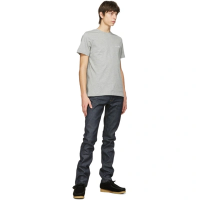 Shop Apc Grey Item T-shirt In Pla Hthrgry