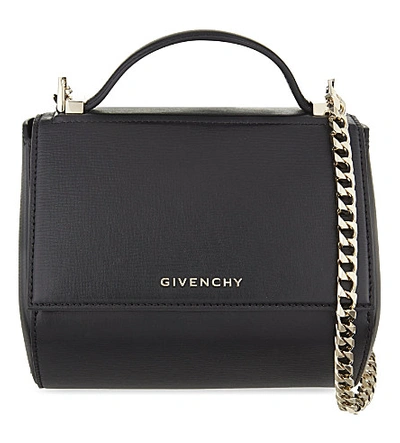 Givenchy Pandora Mini Leather Shoulder Bag In Nude