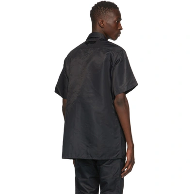 Shop Alyx 1017  9sm Black Buckle Shirt In Blk0001 Bla