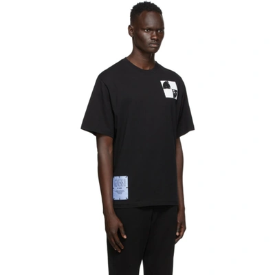 Shop Mcq By Alexander Mcqueen Mcq Black Graphic Relaxed T-shirt In 1000 Black
