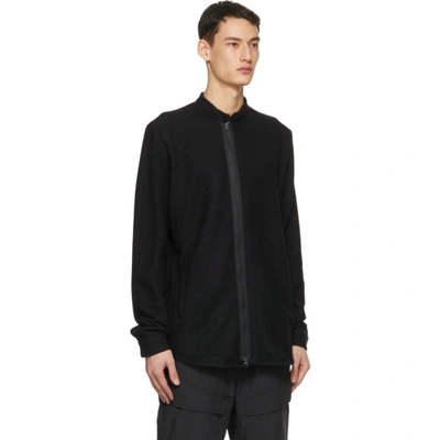 Shop Acronym Black La8-ak Zip-up Sweater