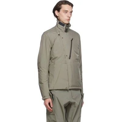 Shop Acronym Khaki J68-pl Rider Jacket In Alpha Gree