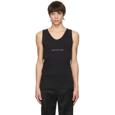 Shop Etudes Studio Black 'études Paris' Pippen Tank Top