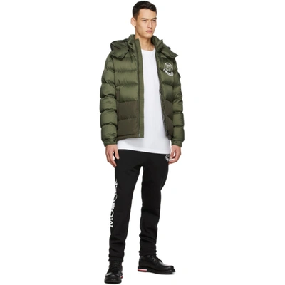 Shop Moncler Genius 2 Moncler 1952 Green Undefeated Edition Down Arensky Jacket In 833 Armygre