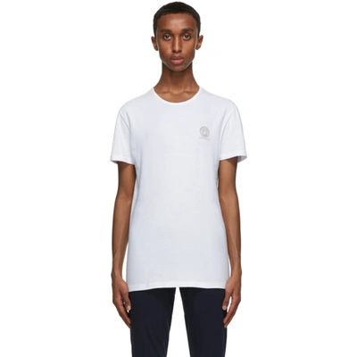 Shop Versace Two-pack White Medusa T-shirt In A1001 Wht