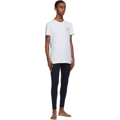 Shop Versace Two-pack White Medusa T-shirt In A1001 Wht