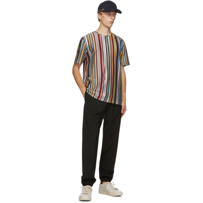 Shop Paul Smith Multicolor Signature Stripe T-shirt In 92 Multi