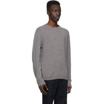 Shop Norse Projects Grey Wool Sigfred Sweater In Scoria Blue