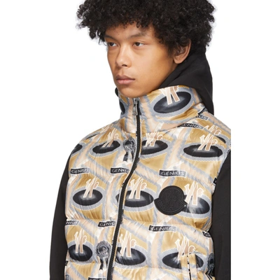 Moncler Genius Fergus Purcell 2 Moncler 1952 Parker Printed Quilted Nylon Down Gilet In 292 Multi