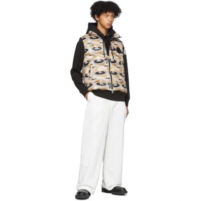 Moncler Genius Fergus Purcell 2 Moncler 1952 Parker Printed Quilted Nylon Down Gilet In 292 Multi