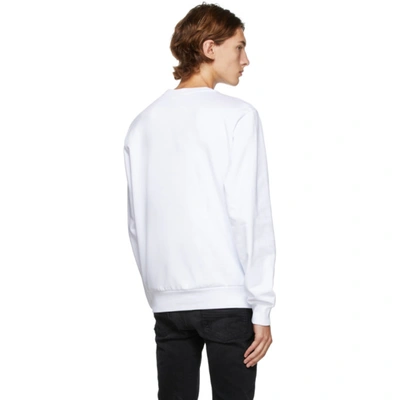 Shop Diesel White S-girk X5 Sweatshirt In 100 White