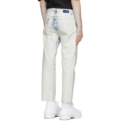 Shop Maison Margiela Off-white Bleach 80s Vintage Jeans In 963 Bleach