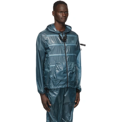 Shop Moncler Genius 5 Moncler Craig Green Blue Down Peeve Jacket In 720 Blue