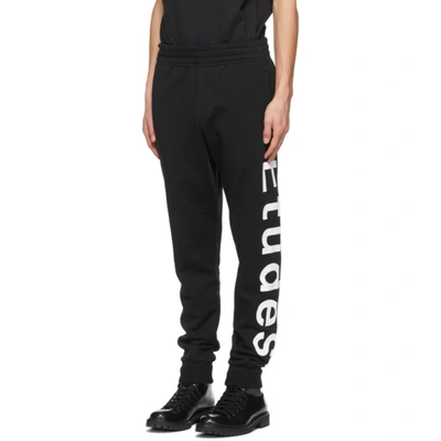 Shop Etudes Studio Black Tempera 'études' Lounge Pants