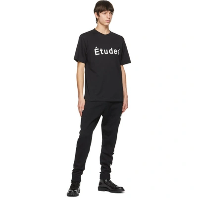 ETUDES 黑色 TEMPERA “ETUDES” 运动裤