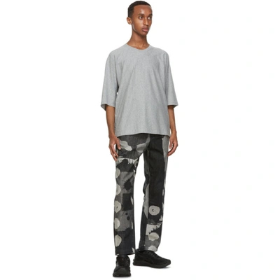 Shop Issey Miyake Homme Plisse  Grey Release T-shirt In 12 Grey