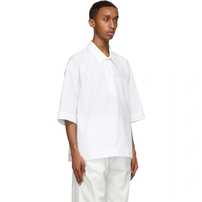 Shop Valentino White Polo Shirt In 001 Bianco