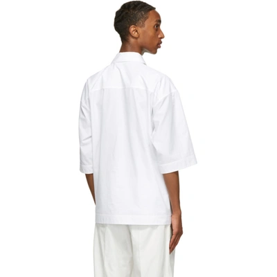 Shop Valentino White Polo Shirt In 001 Bianco