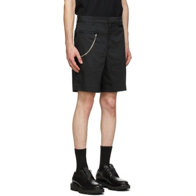 Shop Givenchy Black Bermuda Shorts In 001-black