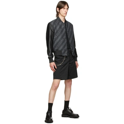 Shop Givenchy Black Bermuda Shorts In 001-black