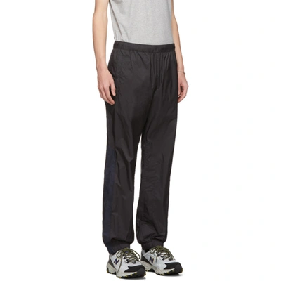 Shop Acne Studios Black Ripstop Track Trousers