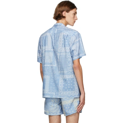 Shop Bather Blue Bandana Camp Shirt
