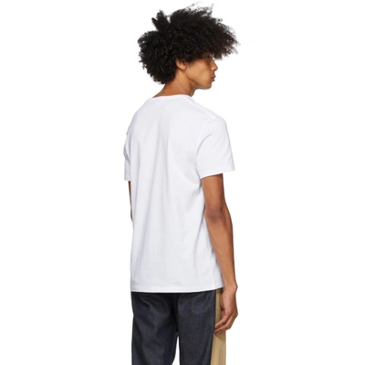 ALEXANDER MCQUEEN 白色 SKULL FLORAL CROWN PRINT T 恤