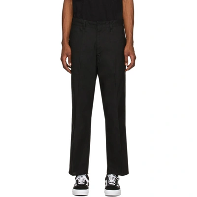 Shop Neighborhood Black Wide Work Trousers