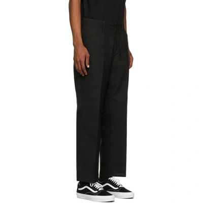 Shop Neighborhood Black Wide Work Trousers