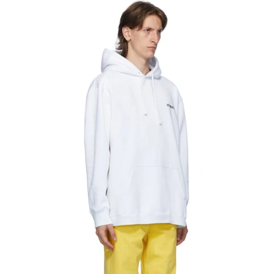 VETEMENTS 白色徽标连帽衫