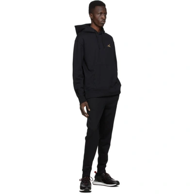 Shop Hugo Black Dongrel Hoodie In 001 Black