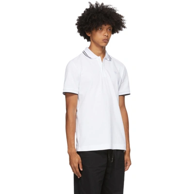 MCQ ALEXANDER MCQUEEN 白色 SWALLOWS POLO 衫