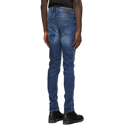 Shop Diesel Blue Sleenker-x Jeans In 01 Blu