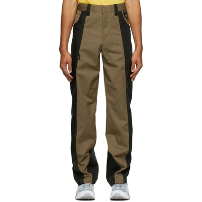 Shop Affix Tan & Black Duo-tone Work Trousers