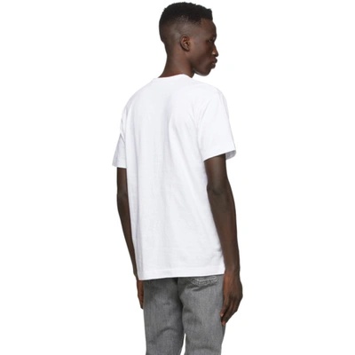 Shop Comme Des Garçons Play White Big Heart T-shirt In 1 White
