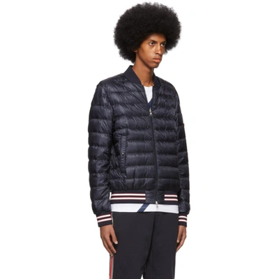 Shop Moncler Navy Down Robert Puffer Jacket In 776 Navy