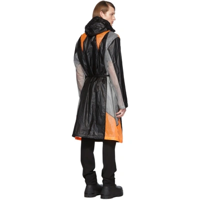 Shop Moncler Genius 6 Moncler 1017 Alyx 9sm Black & Orange Colorblock Cosmos Jacket In 992 Black