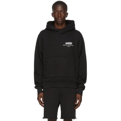 Shop Amiri Black Pf20 Hoodie