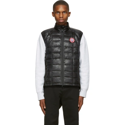 Shop Canada Goose Black Down Hybridge Lite Vest