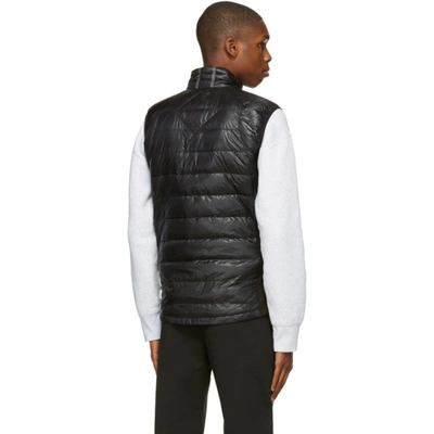 Shop Canada Goose Black Down Hybridge Lite Vest