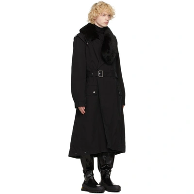 Shop Mr & Mrs Italy Mr And Mrs Italy Black Nick Wooster Edition Trench Coat